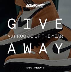 November Air Jordan 1 Rookie of the Year Sneaker Giveaway