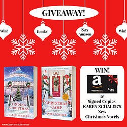 Christmas Screenwriter & Author Karen Schaler Giveaway Books & $25 Gift Card Giveaway
