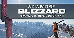 Blizzard Brahma or Black Pearl Skis Giveaway