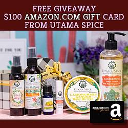 $100 USD Amazon Gift Card From Utama Spice Giveaway