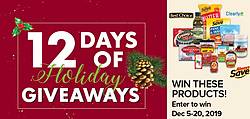 AWG Brands 12 Days Holiday Giveaway