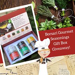 Borsari Seasoning Gourmet Gift Box Giveaway