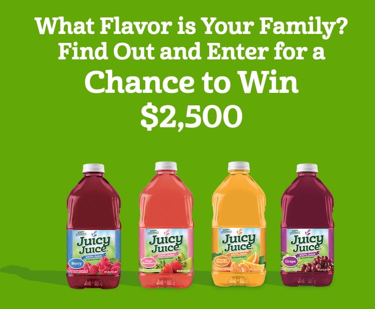 Juicy Juice What Juicy Juice Flavor Are You? Family Edition Sweepstakes I Love Giveaways
