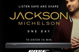 Jackson Mickelson Bose Sound Bar Sweepstakes