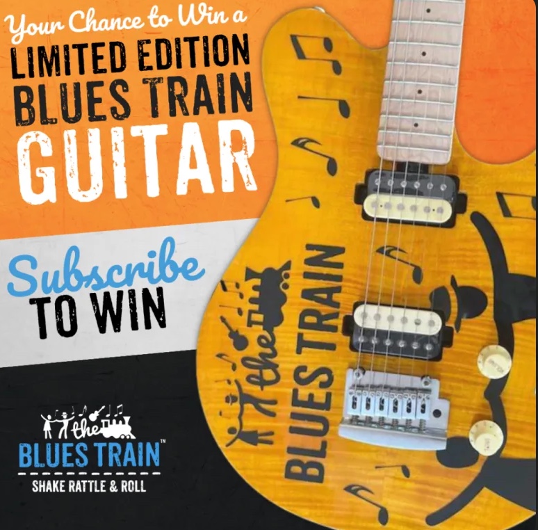 Limited Edition Blues Train Guitar Giveaway I Love Giveaways