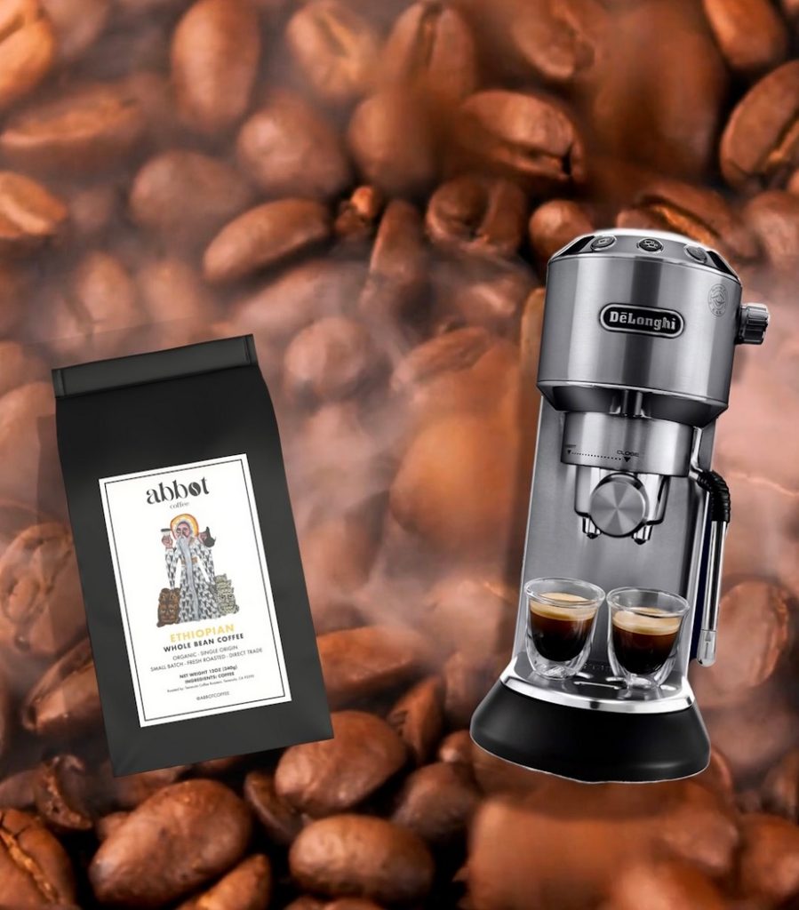 Espresso Machine & 2lbs of Organic Fresh Roasted Abbot Coffee Giveaway I Love Giveaways