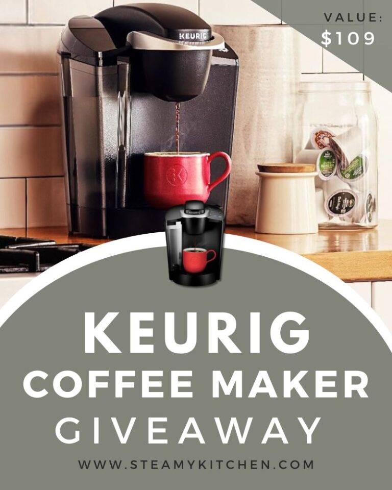 Steamy Kitchen: Keurig Coffee Maker Giveaway - I Love Giveaways